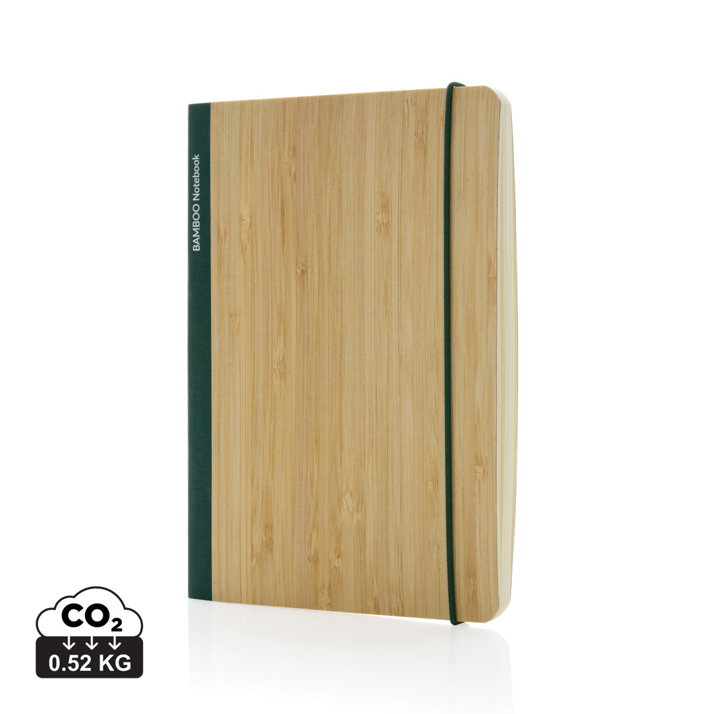 Scribe A5 Notizbuch aus Bambus, grün