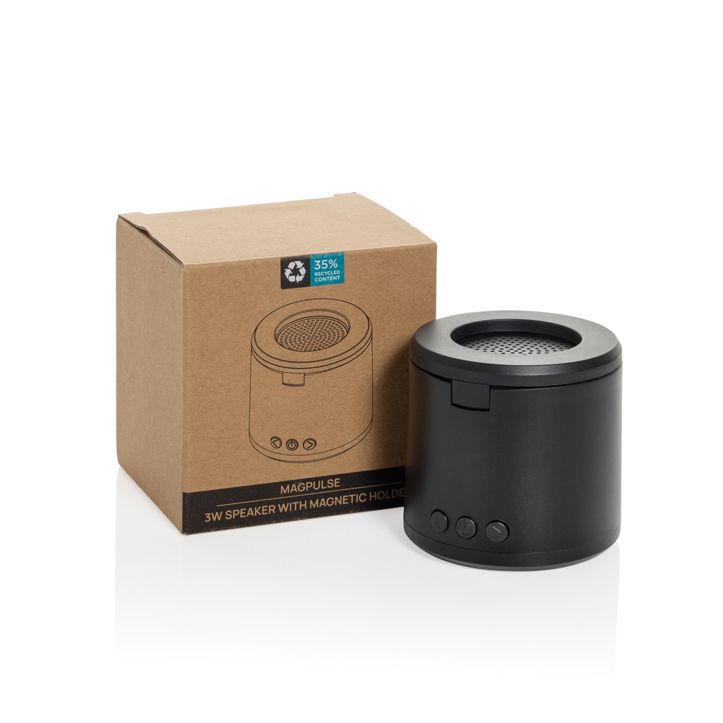Magpulse 3W Speaker aus RCS rec. Kunststoff, schwarz