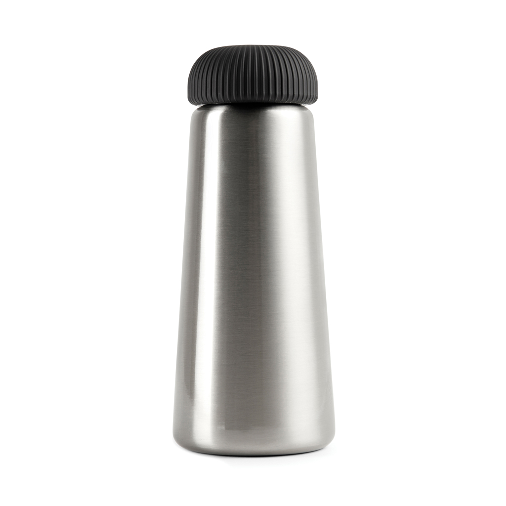 VINGA Erie 450ml Vakuumflasche aus RCS recyceltem Stahl, silber
