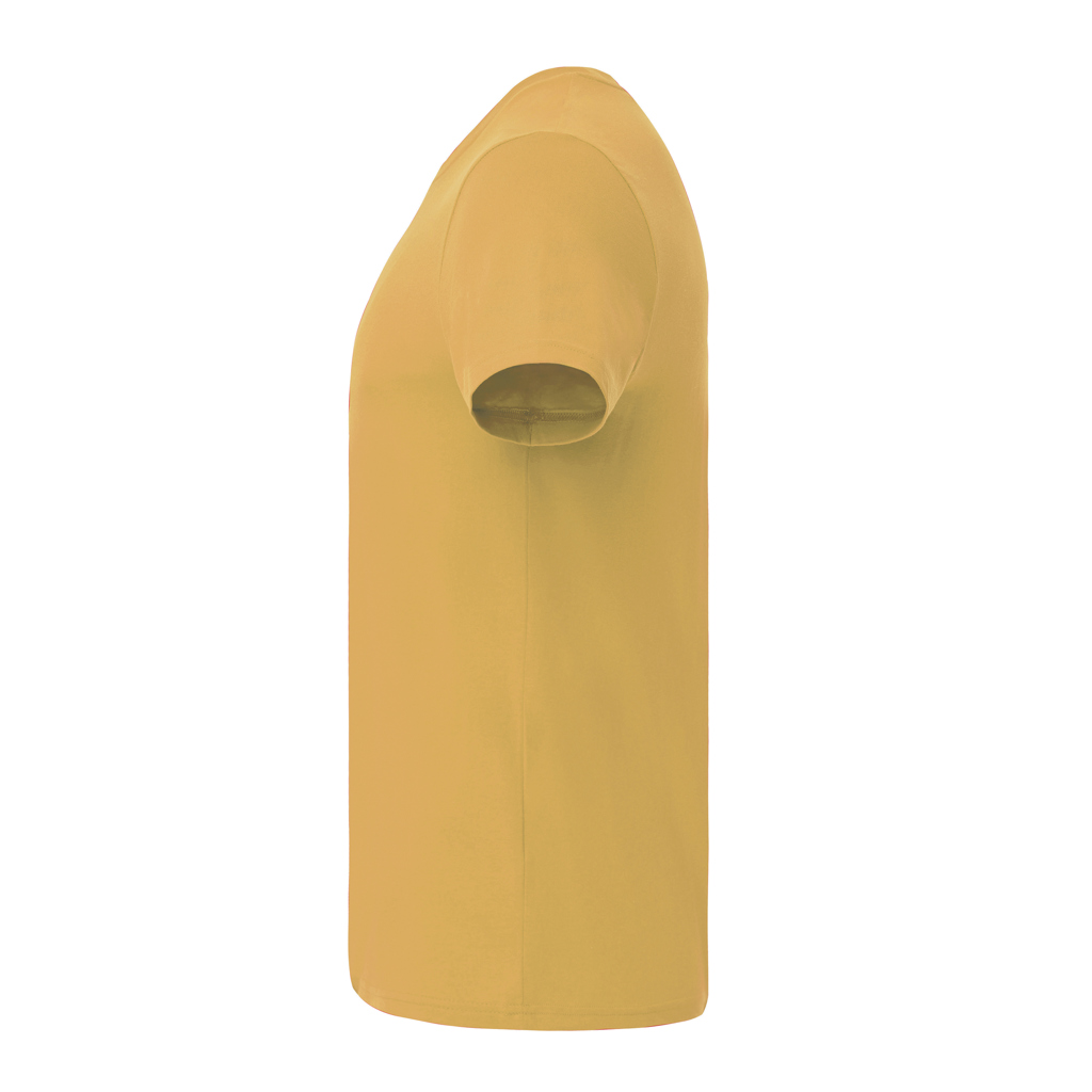 IQONIQ Bryce T-Shirt aus recycelter Baumwolle, ochre yellow S