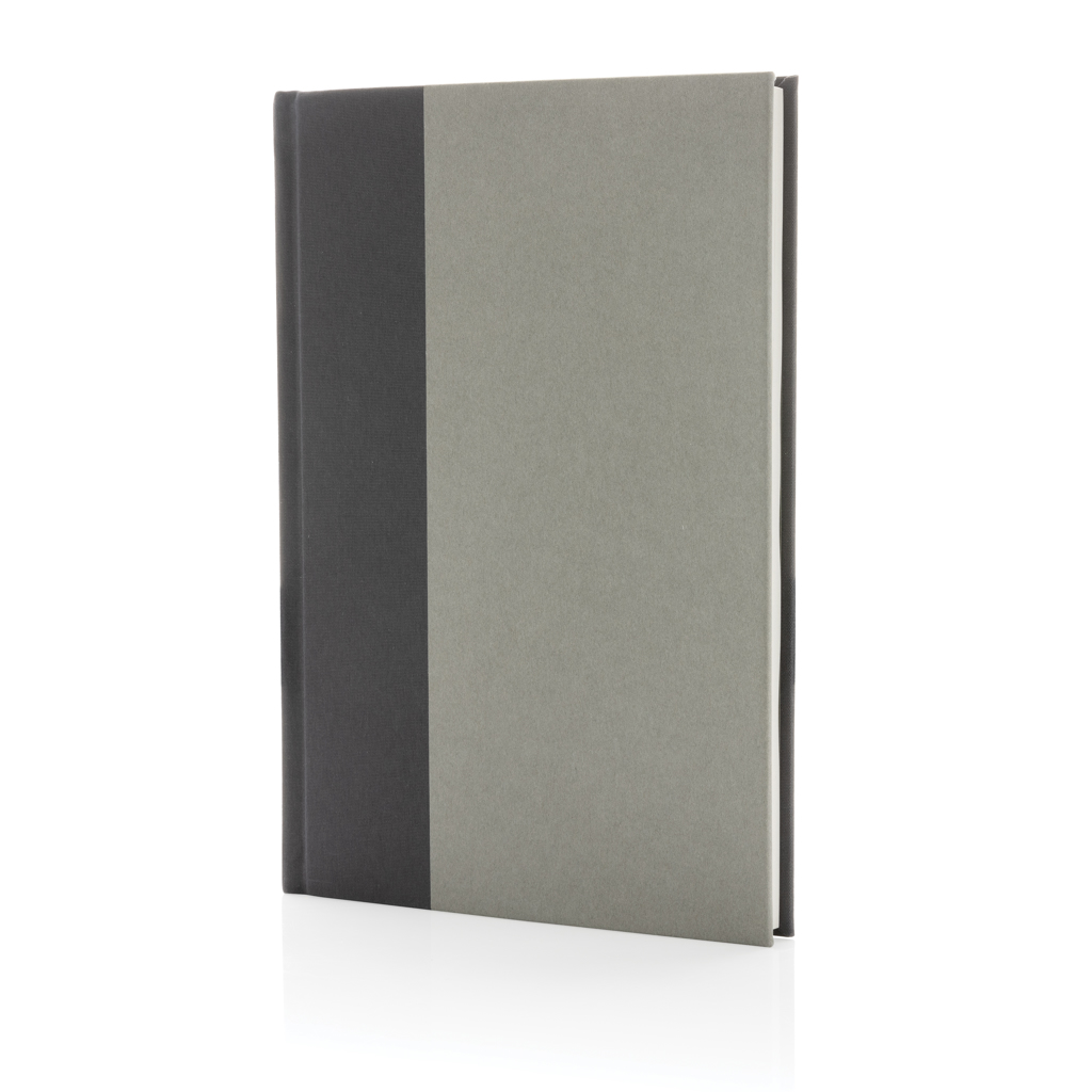 Words GRS zertifiziertes RPET & Kraft Notizbuch A5, grau