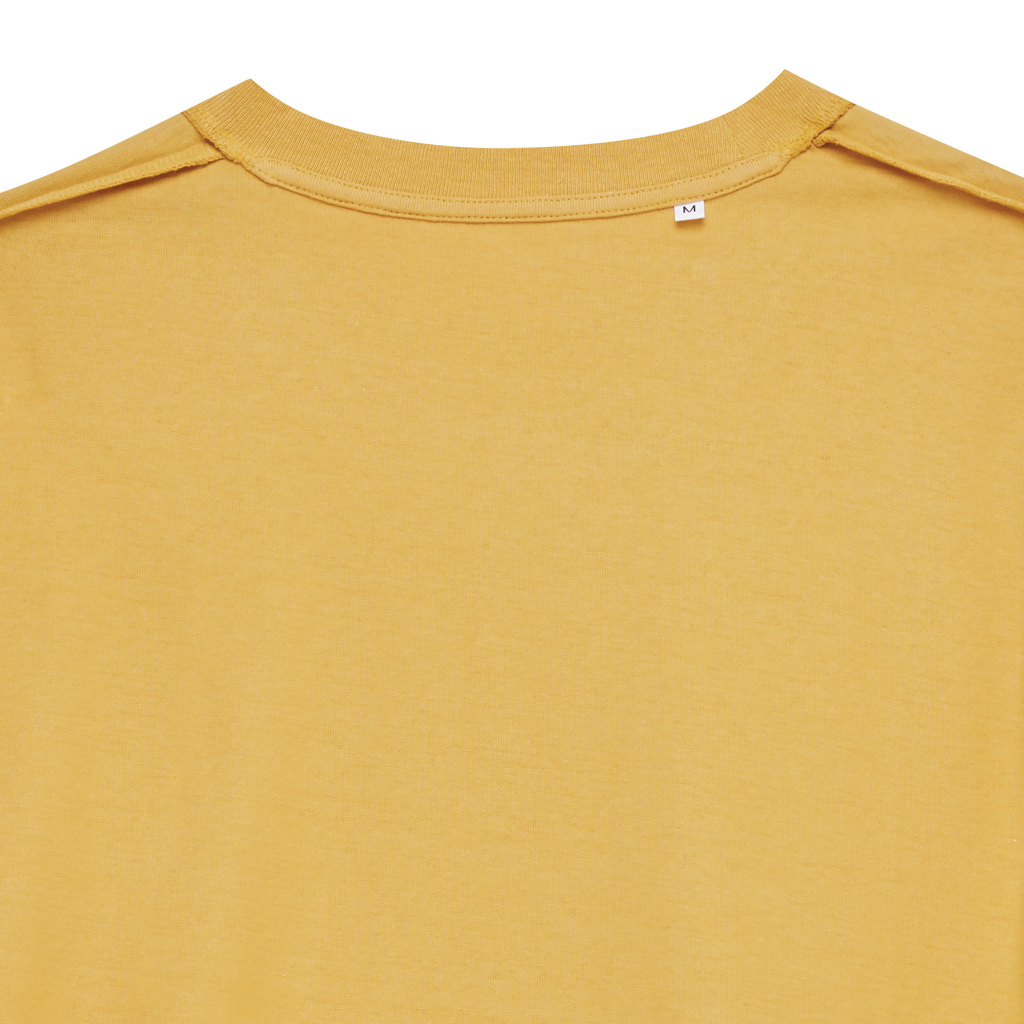 IQONIQ Bryce T-Shirt aus recycelter Baumwolle, ochre yellow XXL