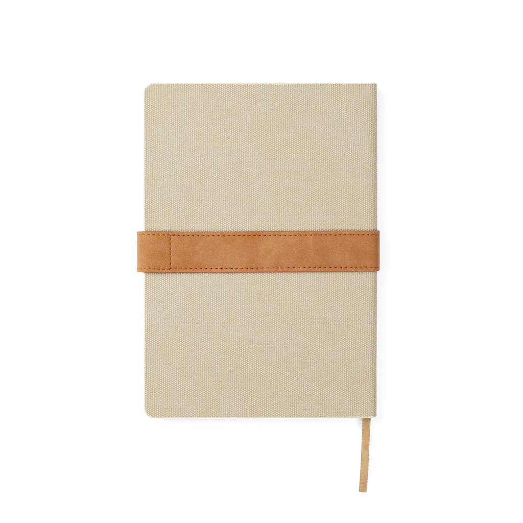 VINGA Bosler Notizbuch aus RCS recyceltem Papier, beige