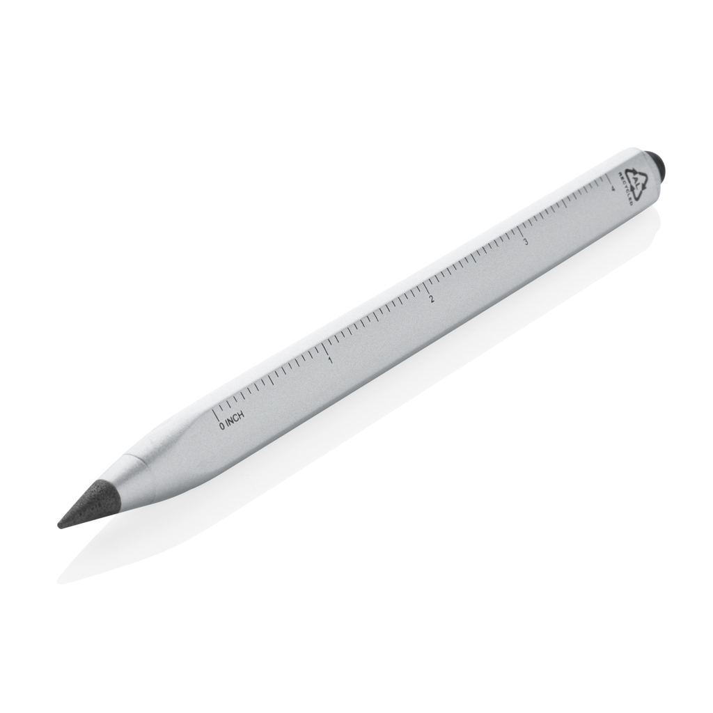 Eon Infinity Multitasking Stift aus RCS recycelt. Aluminium, silber