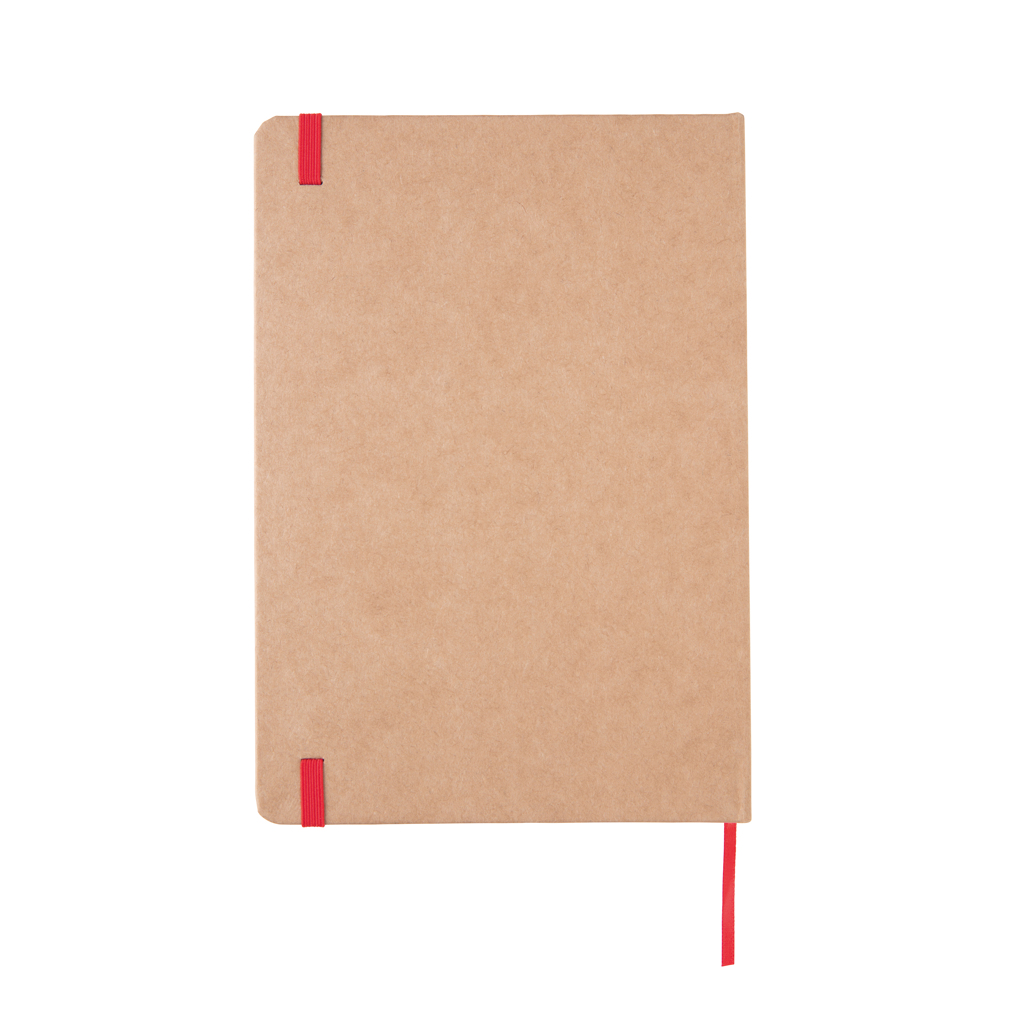 Kraft A5 Notizbuch, rot