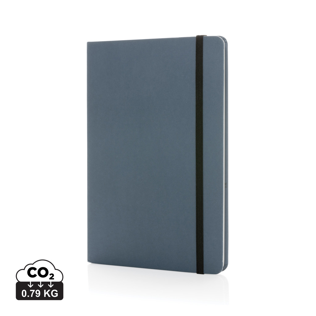 Craftstone A5 Notizbuch aus recycelt. Kraft- und Steinpapier, blau