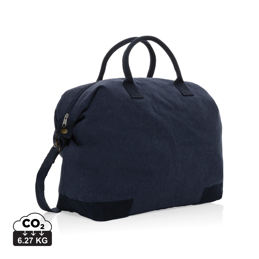 Kezar AWARE™ 500g/m² Wochenendtasche aus recyceltem Canvas, navy blau