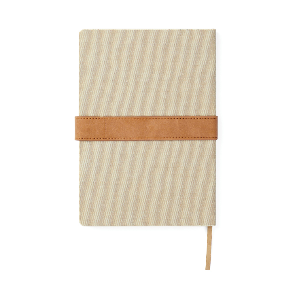 VINGA Bosler Notizbuch aus RCS recyceltem Papier, beige