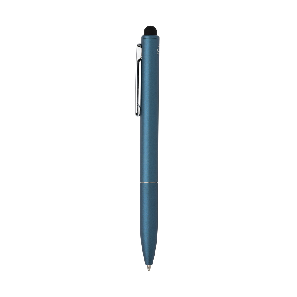 Kymi Stift mit Stylus aus RCS recyceltem Aluminum, Königsblau