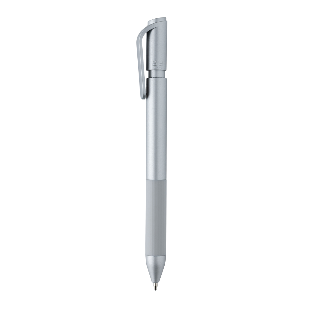 TwistLock Stift aus GRS-zertifiziert recyceltem ABS, silber