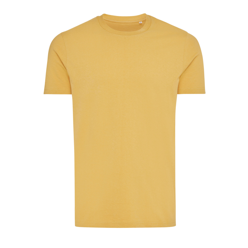 IQONIQ Bryce T-Shirt aus recycelter Baumwolle, ochre yellow XS