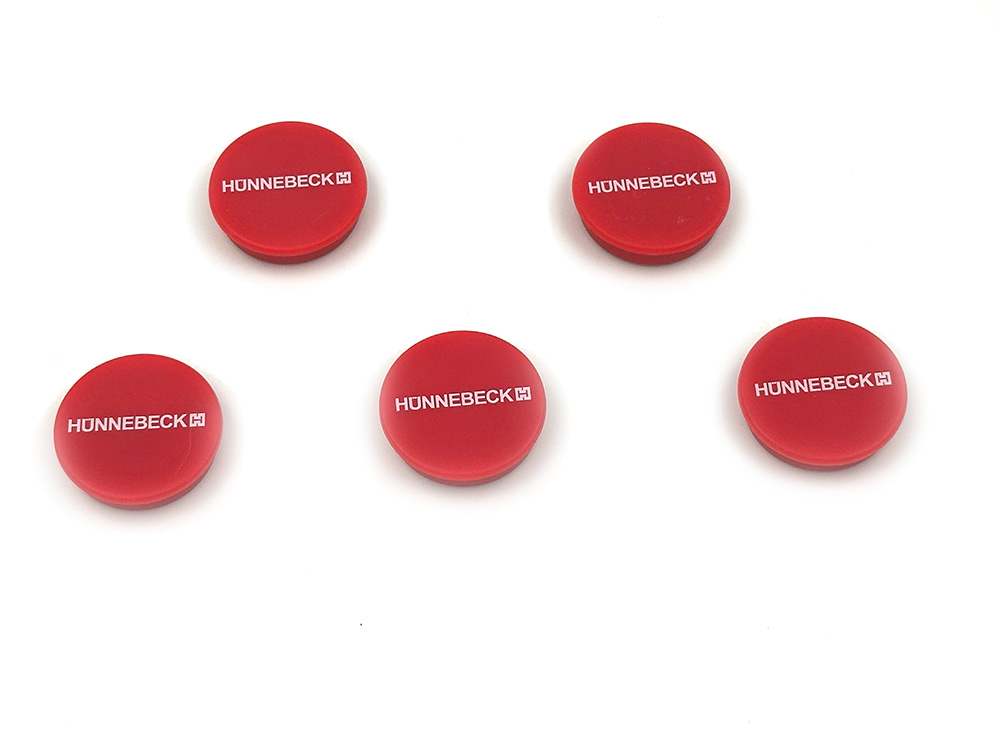Holding magnets - set of 5, in red