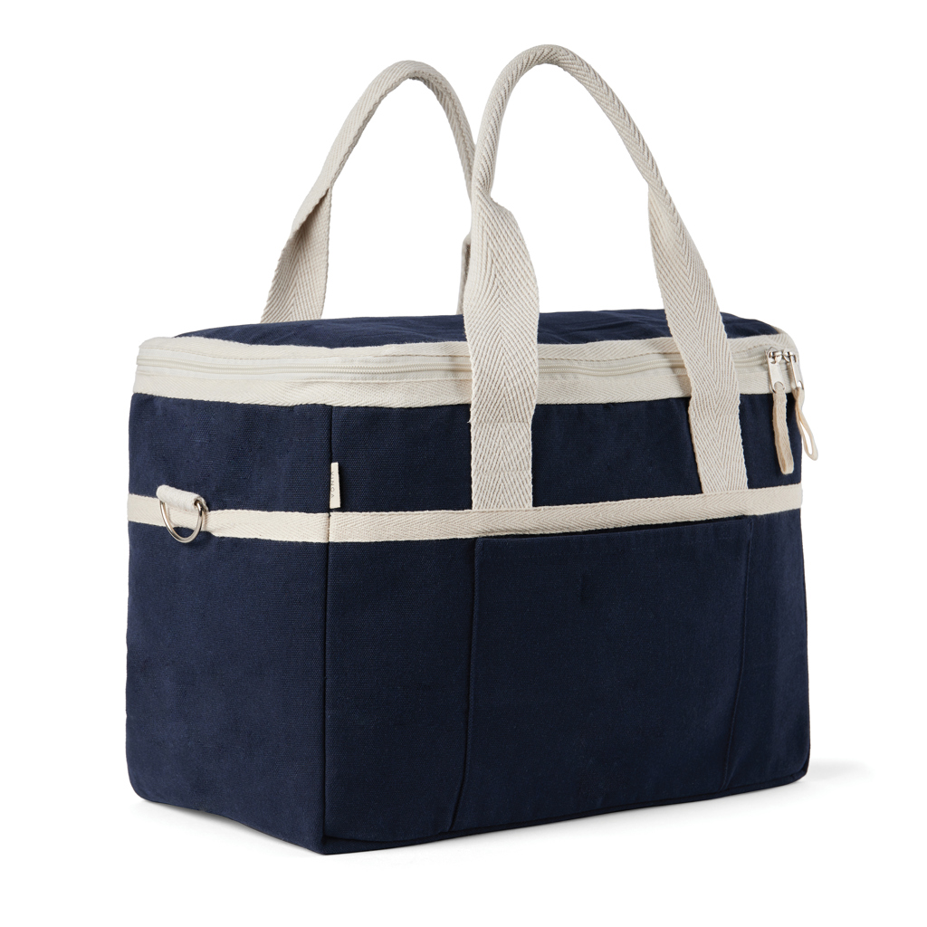 VINGA Volonne AWARE™ Kühlkorb aus recyceltem Canvas, blau