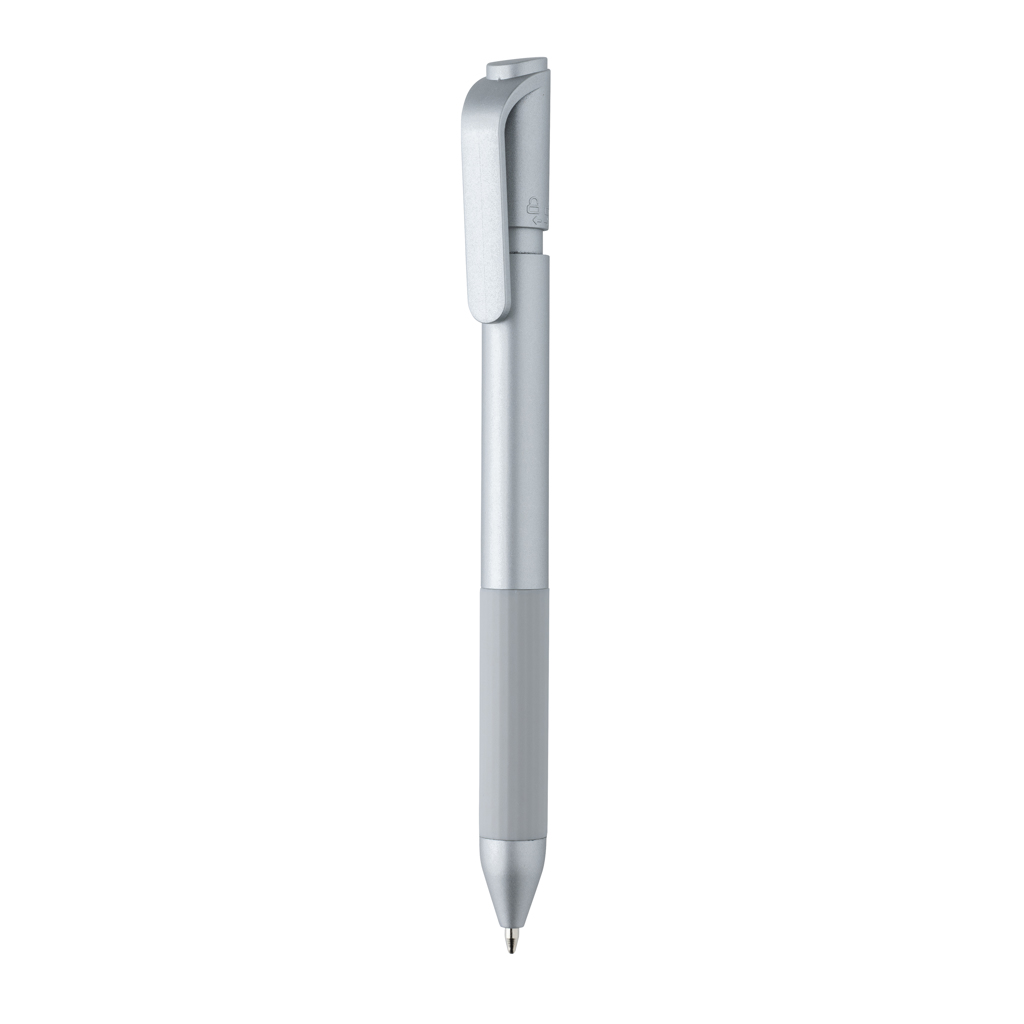 TwistLock Stift aus GRS-zertifiziert recyceltem ABS, silber