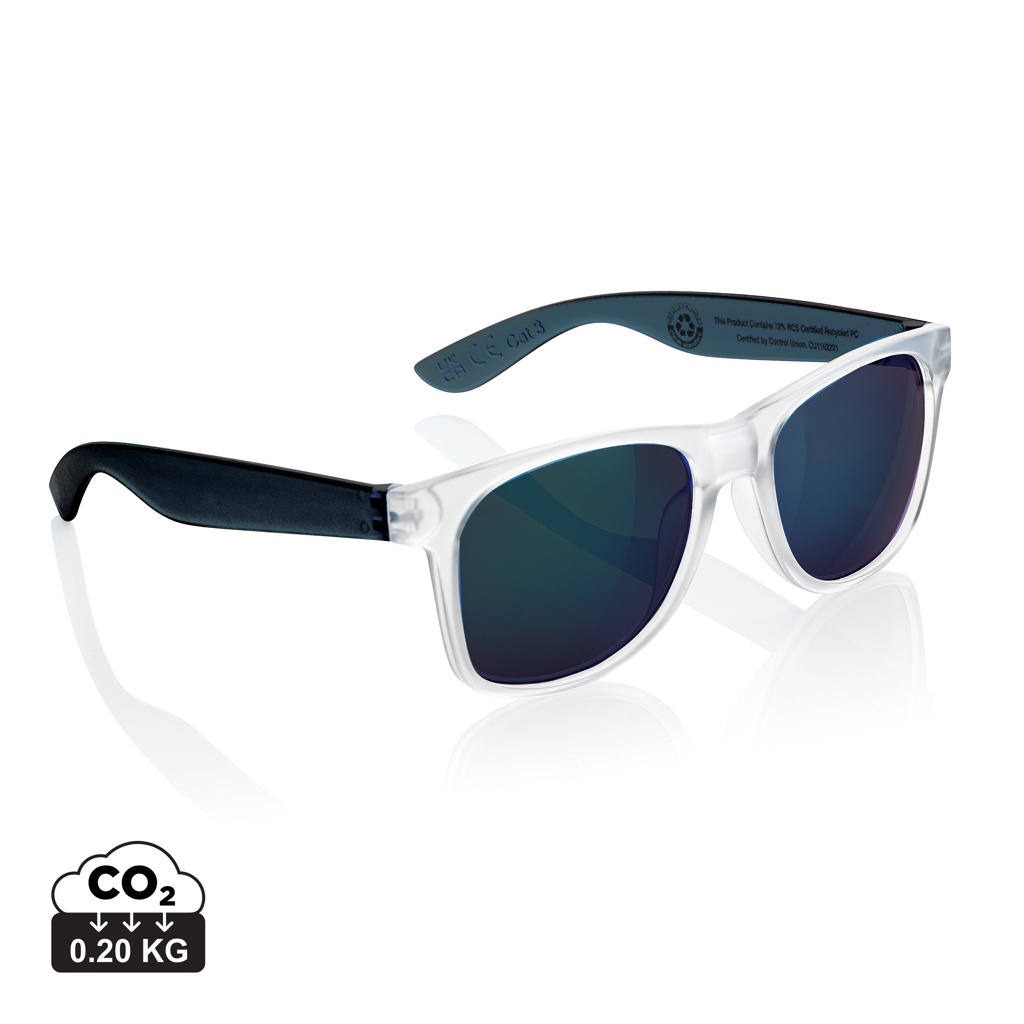 Gleam Sonnenbrille aus RCS rec. PC mit verspiegelten Gläsern, blau