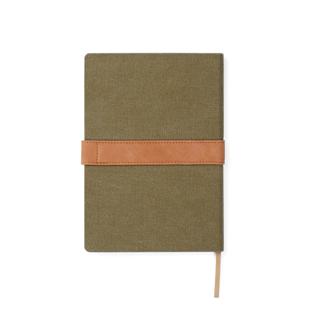 VINGA Bosler Notizbuch aus RCS recyceltem Papier, grün