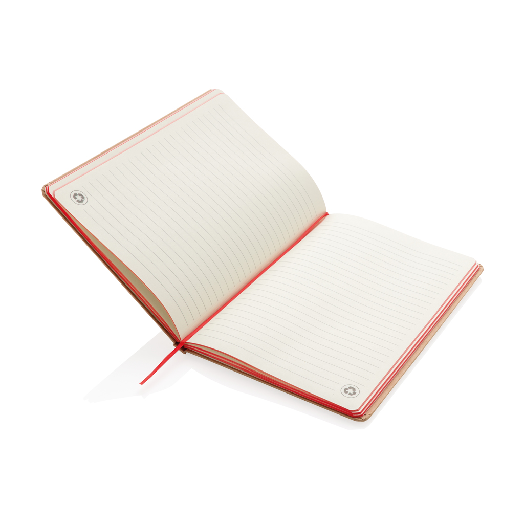 Kraft A5 Notizbuch, rot