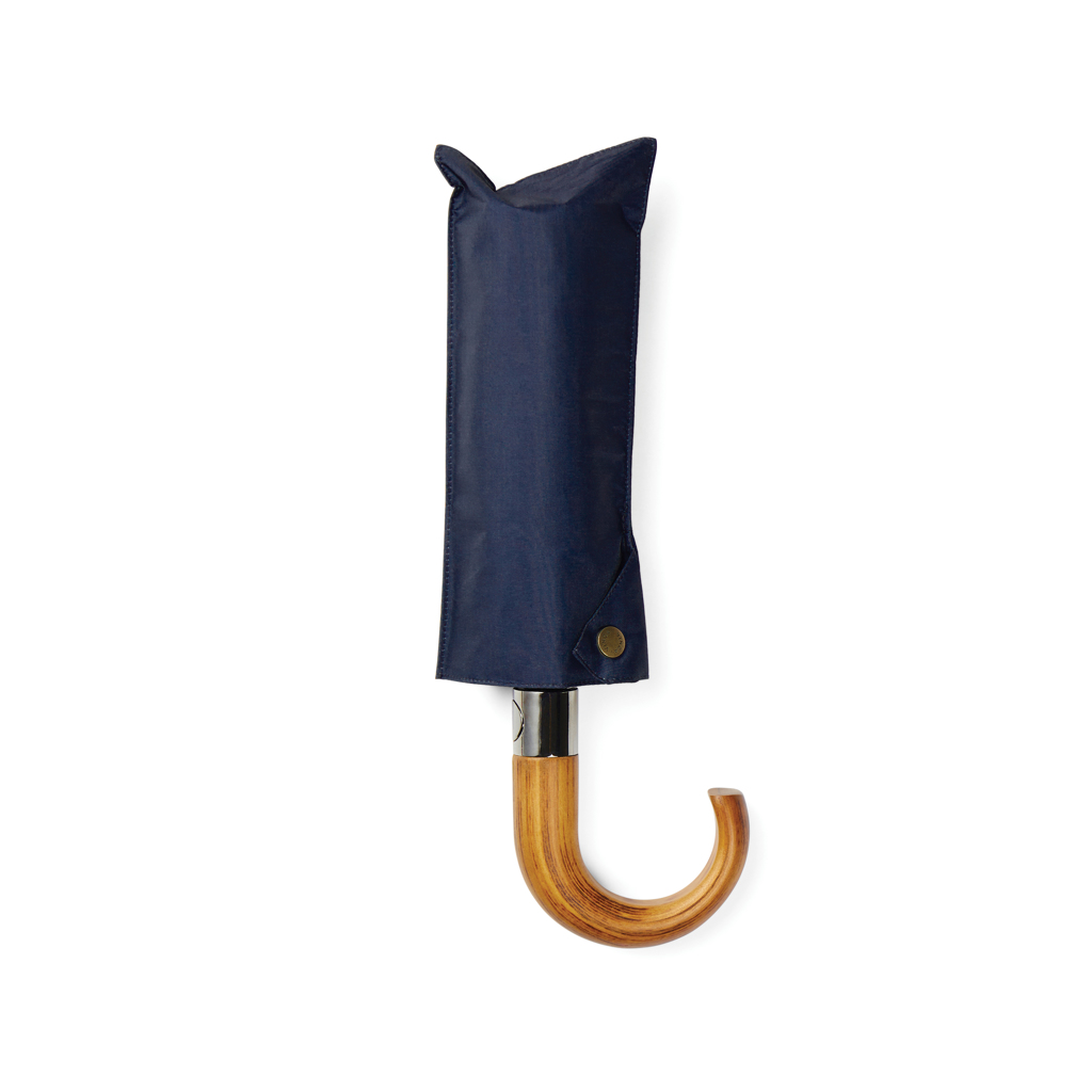 VINGA Bosler AWARE™ 21` faltbarer Schirm aus recyceltem PET, navy blau