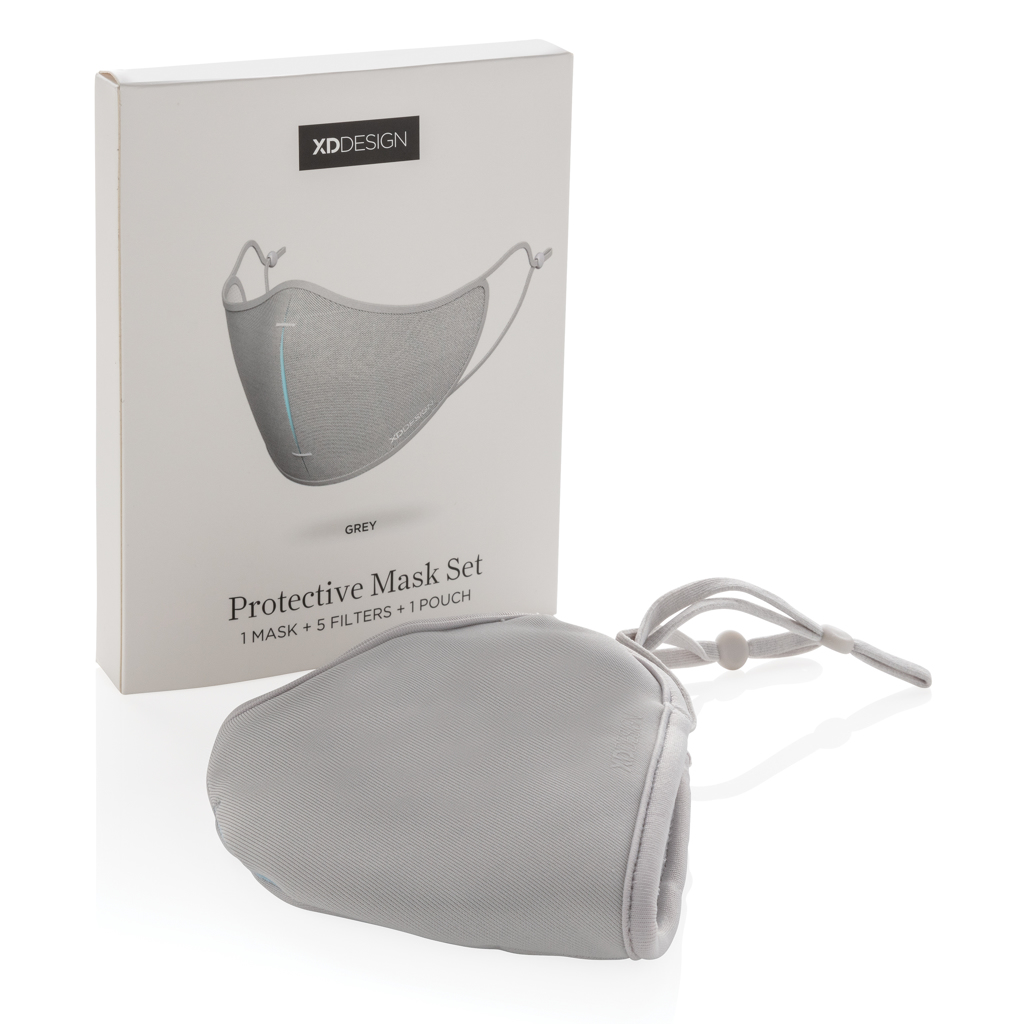 XD DESIGN Masken-Set, grau