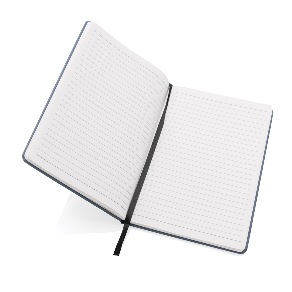 Craftstone A5 Notizbuch aus recycelt. Kraft- und Steinpapier, blau