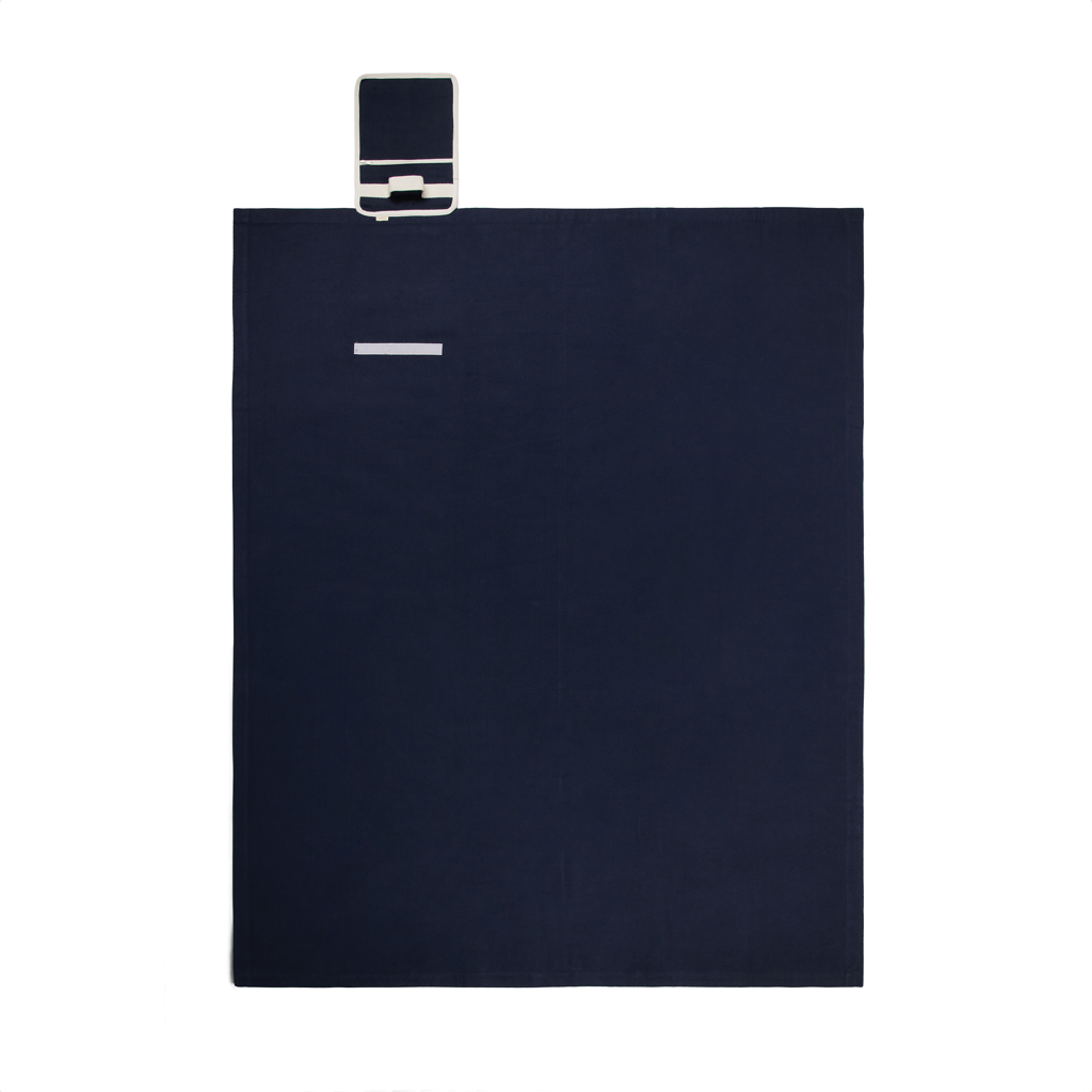 VINGA Volonne AWARE™ Picknickdecke aus recyceltem Canvas, blau