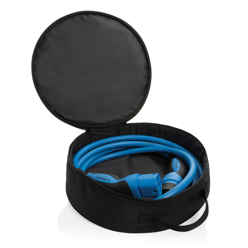 Volty Aware™ RPET EV-Kabeltasche, schwarz