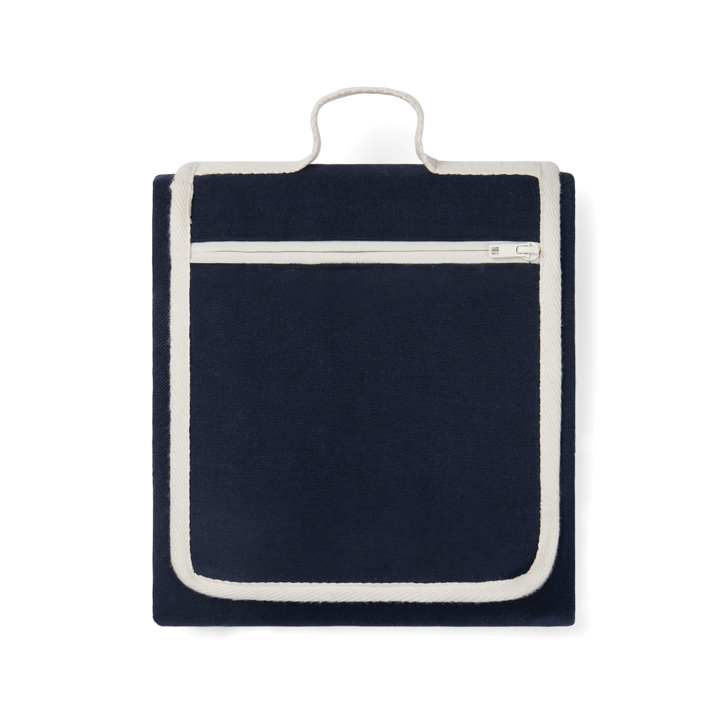 VINGA Volonne AWARE™ Picknickdecke aus recyceltem Canvas, blau
