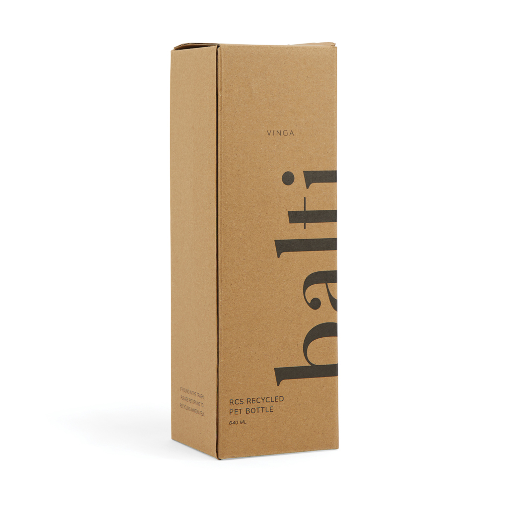 VINGA Balti 600ml Flasche aus RCS recyceltem PET, grün
