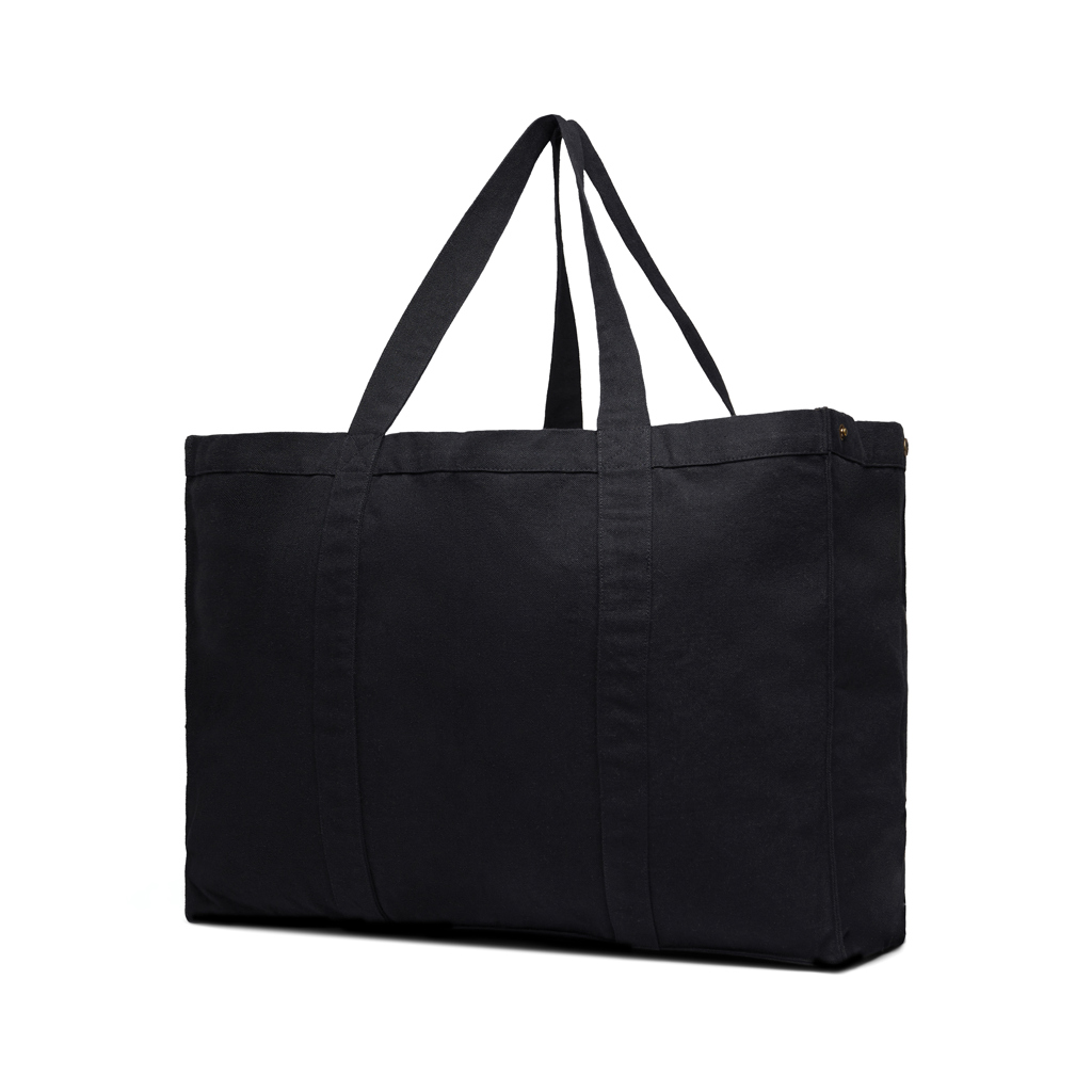 VINGA Hilo AWARE™ Maxi-Tasche aus recyceltem Canvas, schwarz
