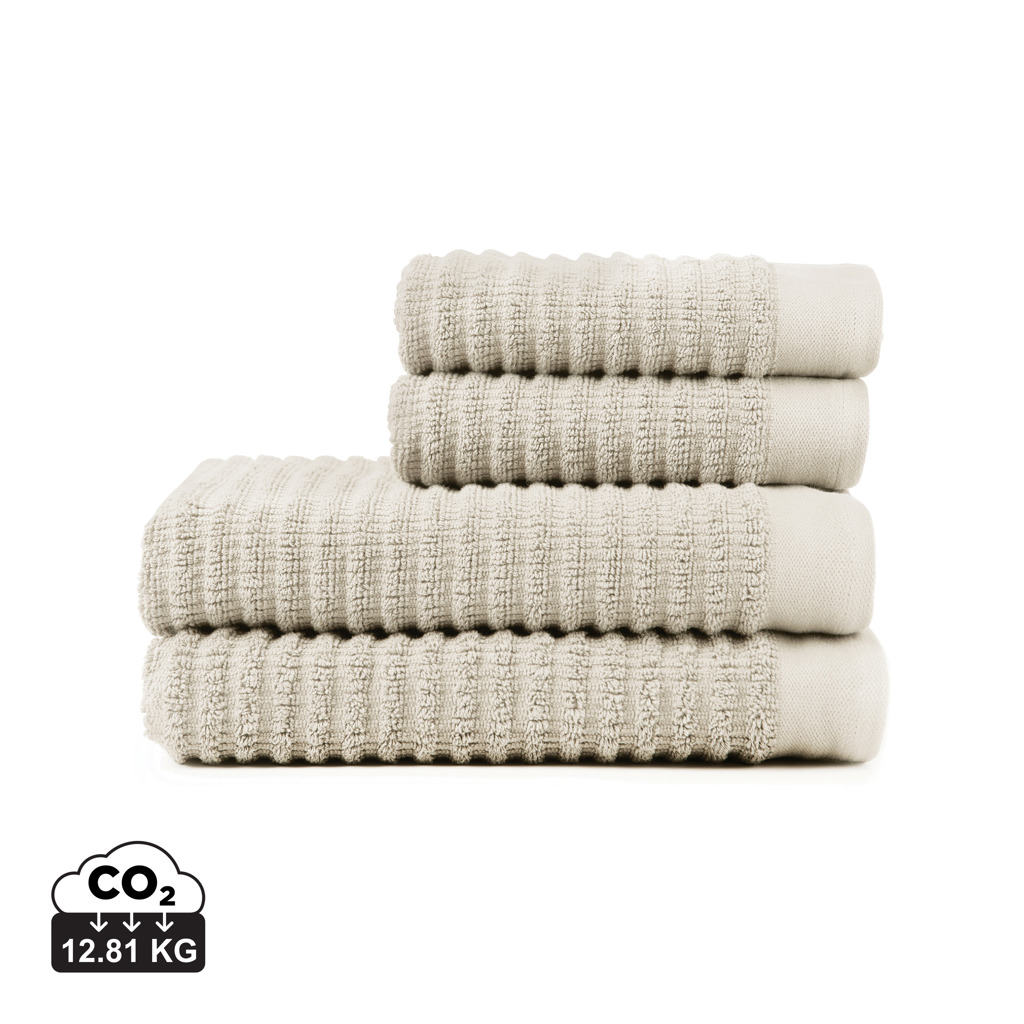 VINGA Landro 500gr/m² Handtuch, 4er Set, off white