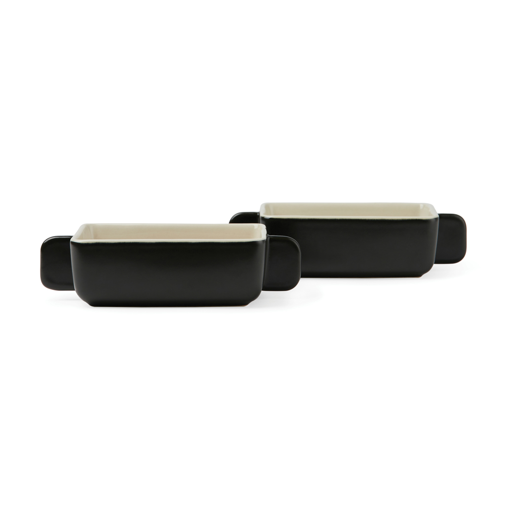 VINGA Monte Neu Mini-Schale 2er Set, schwarz