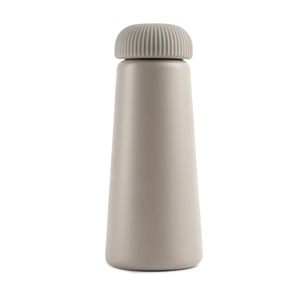 VINGA Erie 450ml Vakuumflasche aus RCS recyceltem Stahl, grau