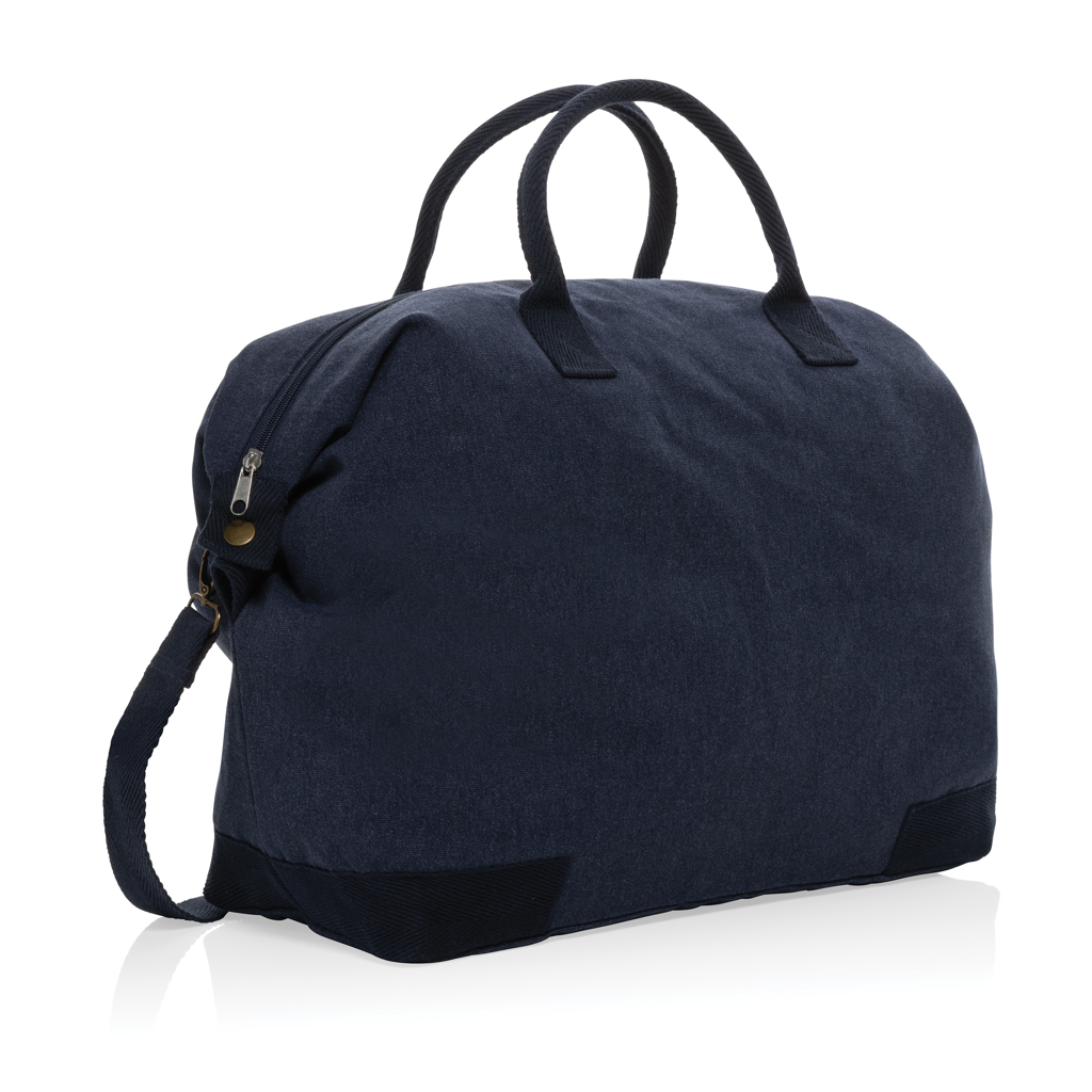 Kezar AWARE™ 500g/m² Wochenendtasche aus recyceltem Canvas, navy blau