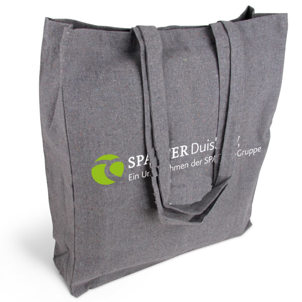 Messe- Einkaufstasche - recycelt - grau