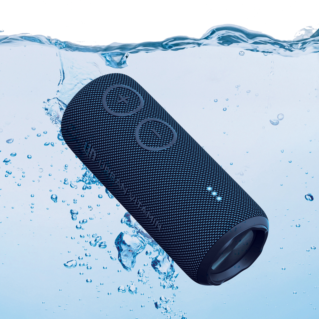 Urban Vitamin Pacific Grove 30W IPX7 Speaker aus RCS Plastik, schwarz