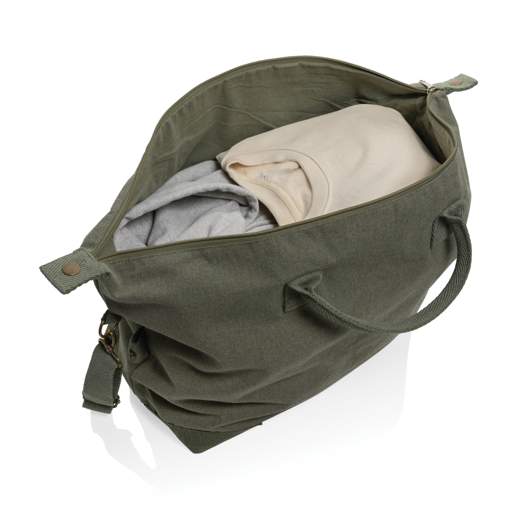 Kezar AWARE™ 500g/m² Wochenendtasche aus recyceltem Canvas, grün