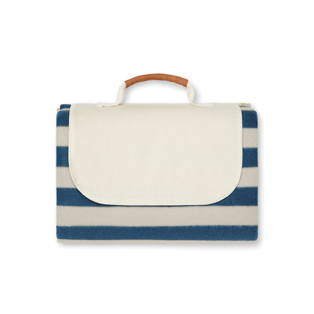 VINGA Alba GRS rPET Picknickdecke, navy blau