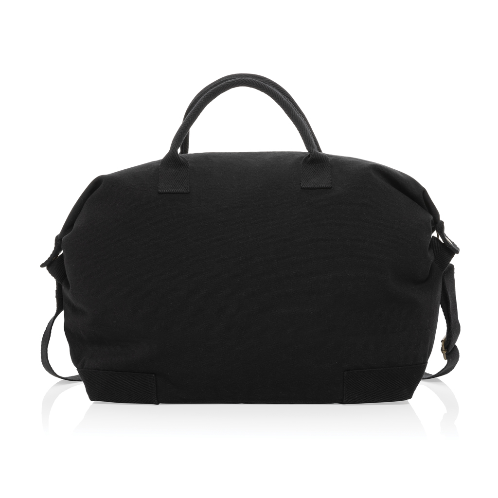 Kezar AWARE™ 500g/m² Wochenendtasche aus recyceltem Canvas, schwarz