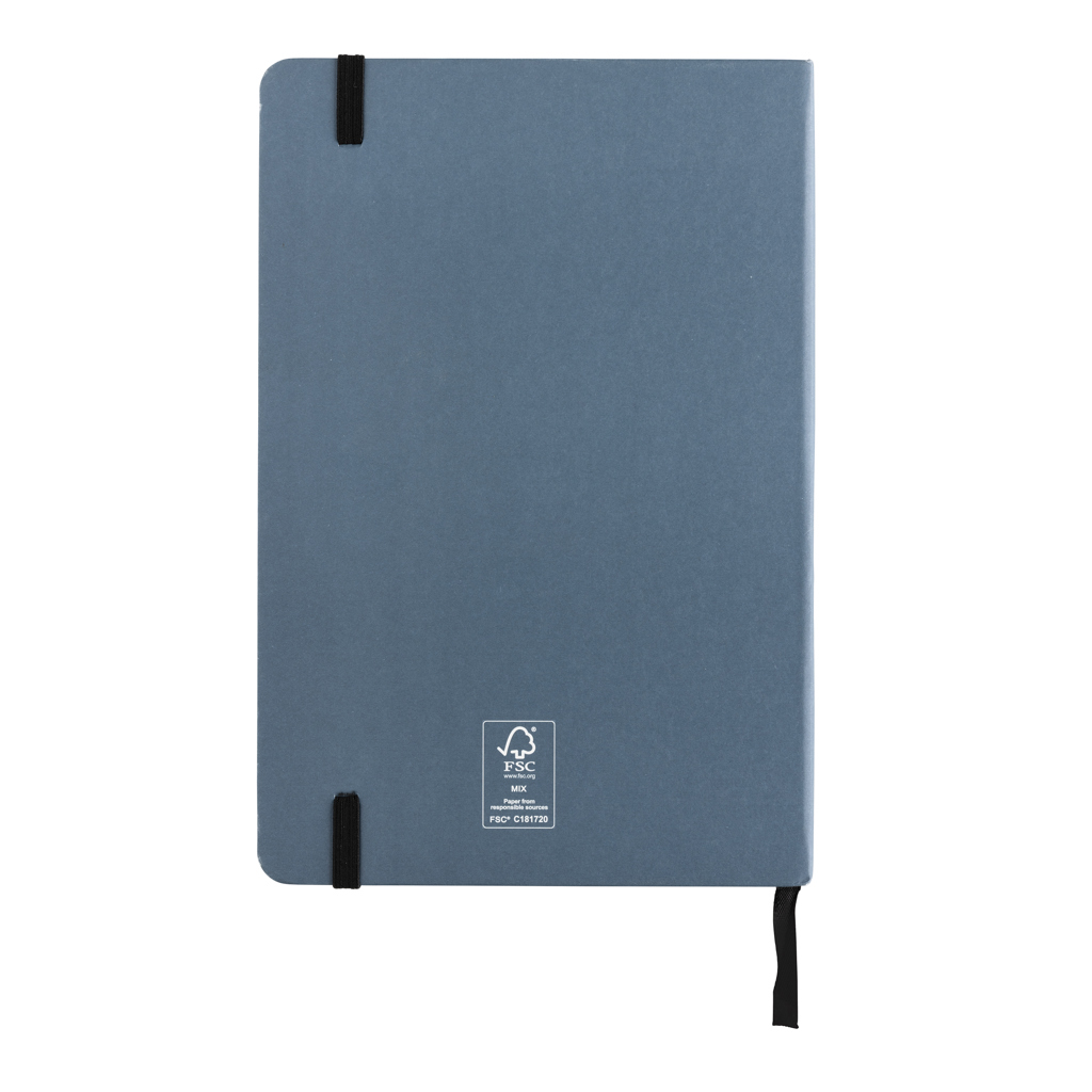 Craftstone A5 Notizbuch aus recycelt. Kraft- und Steinpapier, blau