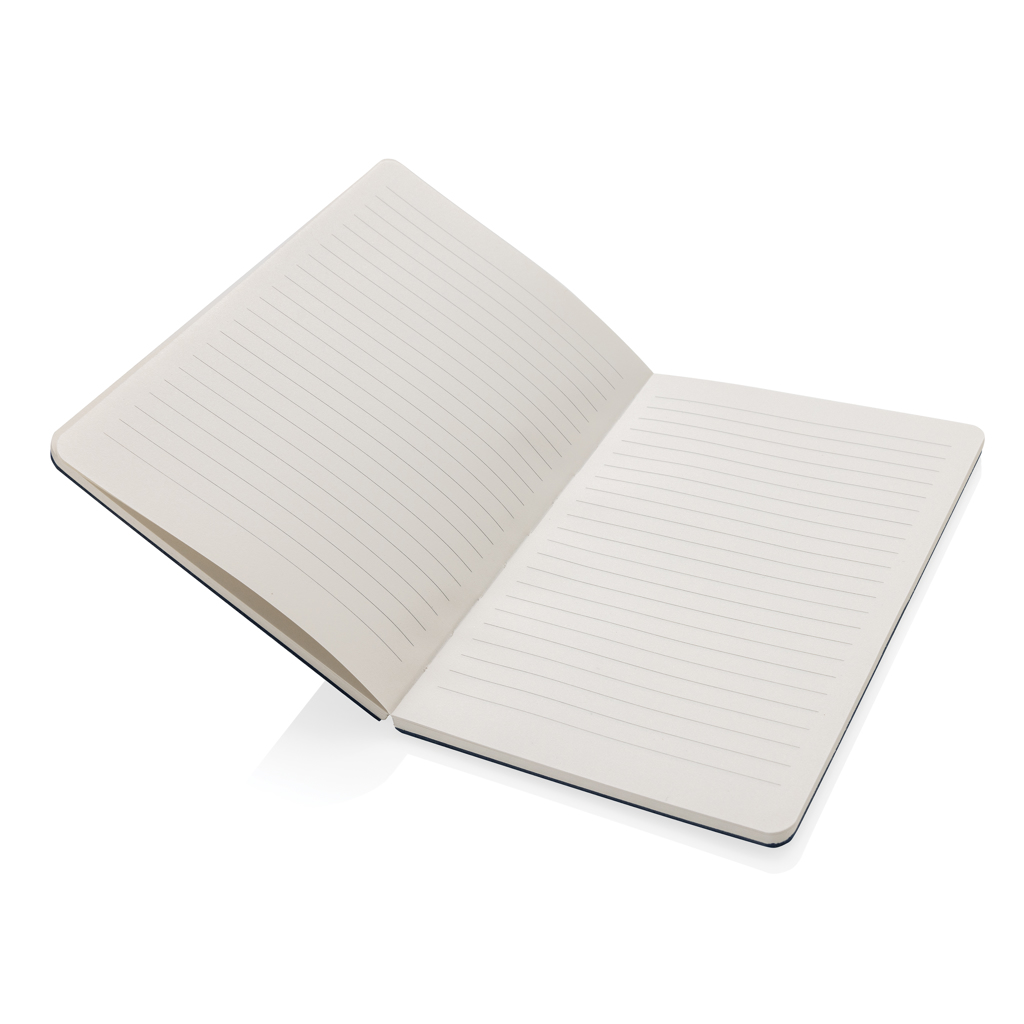 Phrase GRS-zertifiziertes A5-Notizbuch aus recyceltem Filz, schwarz