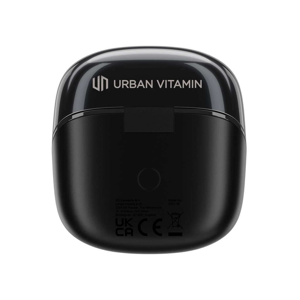 Urban Vitamin Long Beach ENC Ohrhörer aus RCS rec. ABS, schwarz