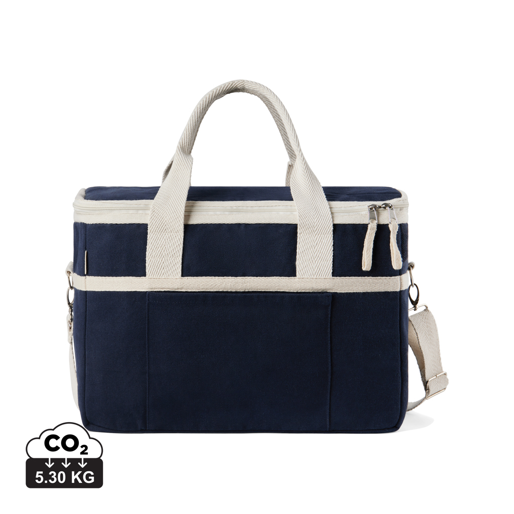 VINGA Volonne AWARE™ Kühlkorb aus recyceltem Canvas, blau