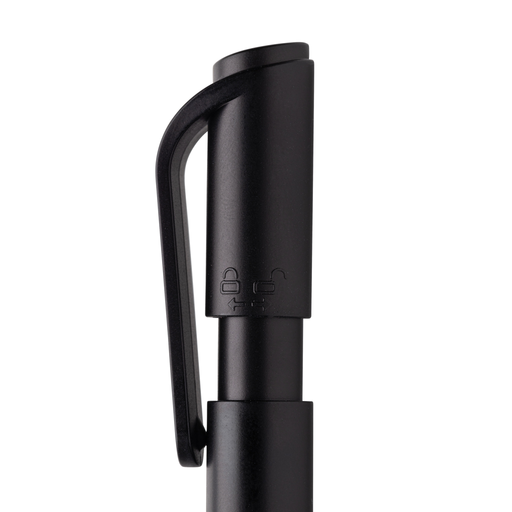 TwistLock Stift aus GRS-zertifiziert recyceltem ABS, schwarz