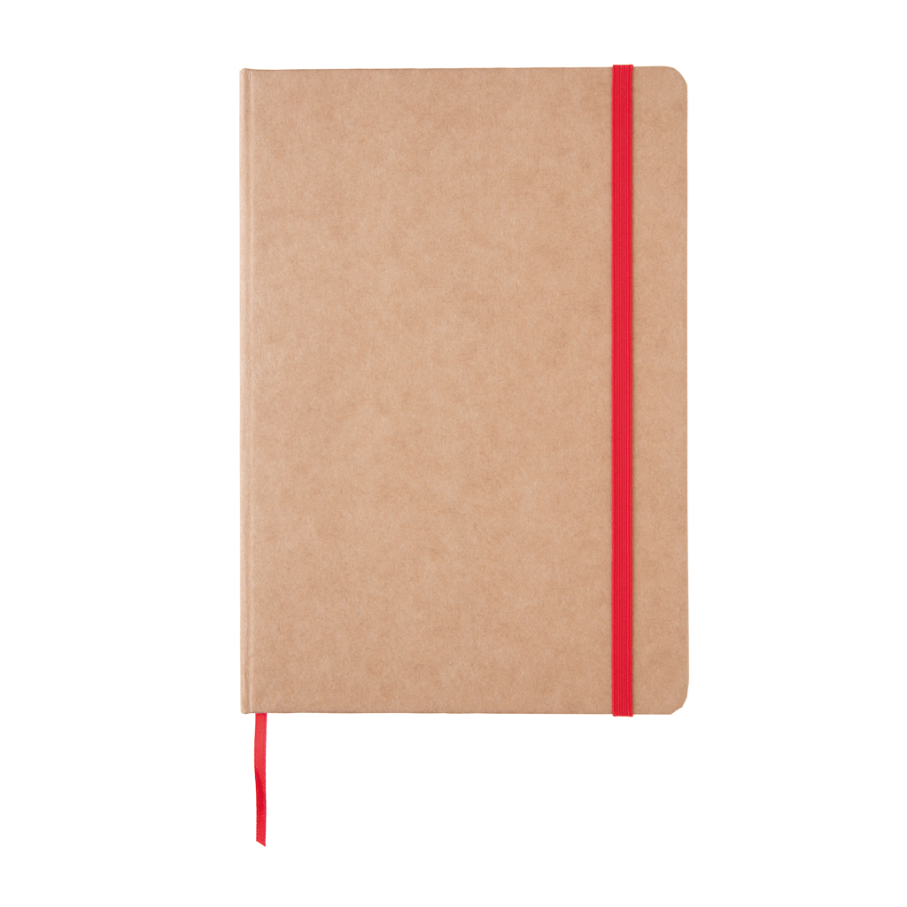 Kraft A5 Notizbuch, rot