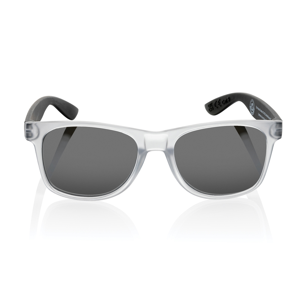 Gleam Sonnenbrille aus RCS rec. PC mit verspiegelten Gläsern, schwarz