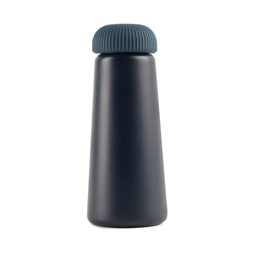 VINGA Erie 450ml Vakuumflasche aus RCS recyceltem Stahl, blau