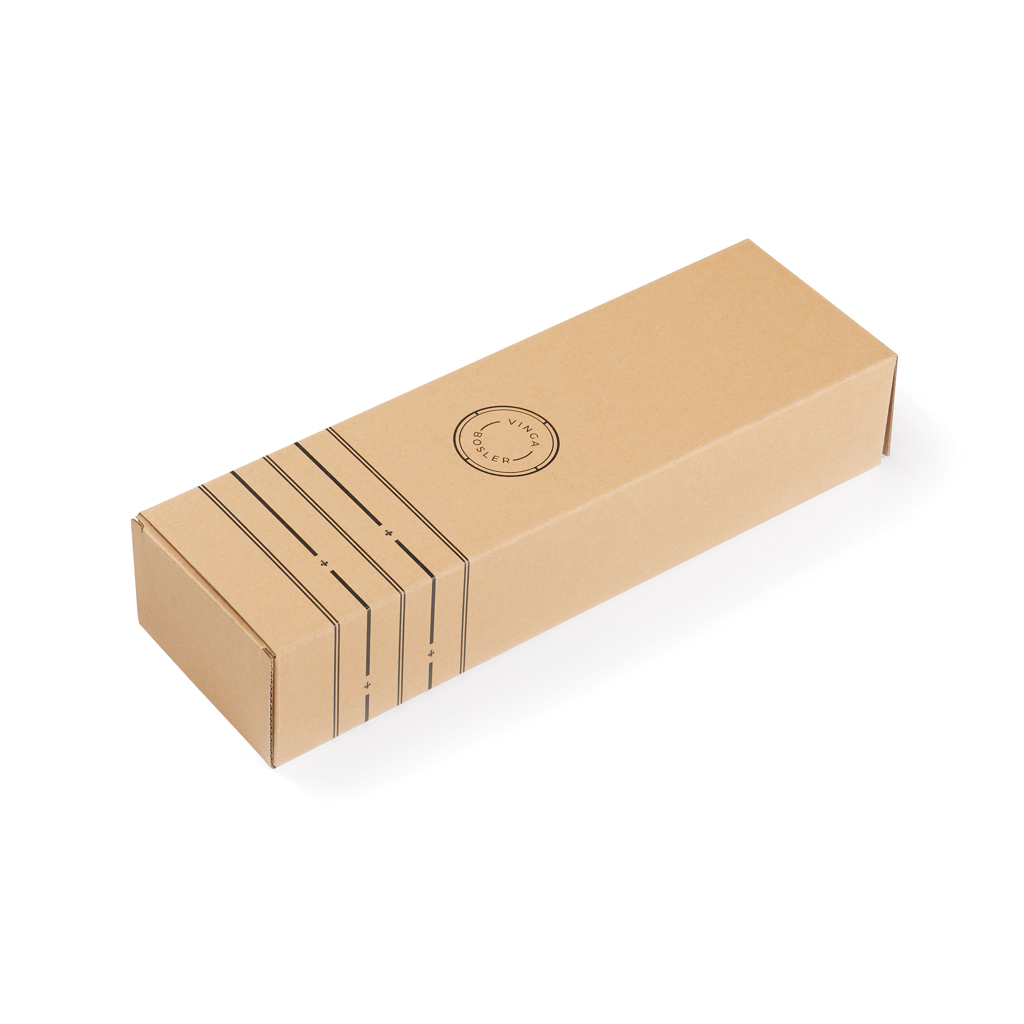 VINGA Bosler AWARE™ 21` faltbarer Schirm aus recyceltem PET, greige