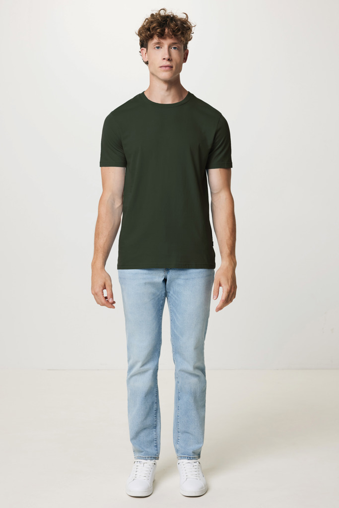 IQONIQ Bryce T-Shirt aus recycelter Baumwolle, khaki M