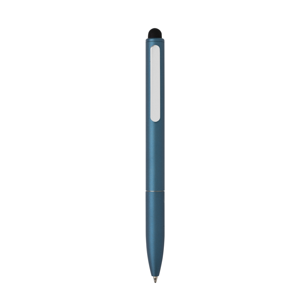 Kymi Stift mit Stylus aus RCS recyceltem Aluminum, Königsblau