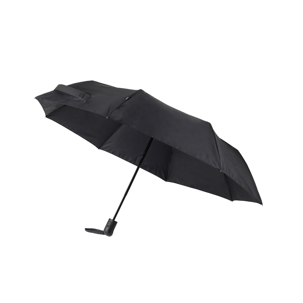 VINGA Baltimore AWARE™ RPET 21“ Regenschirm, schwarz